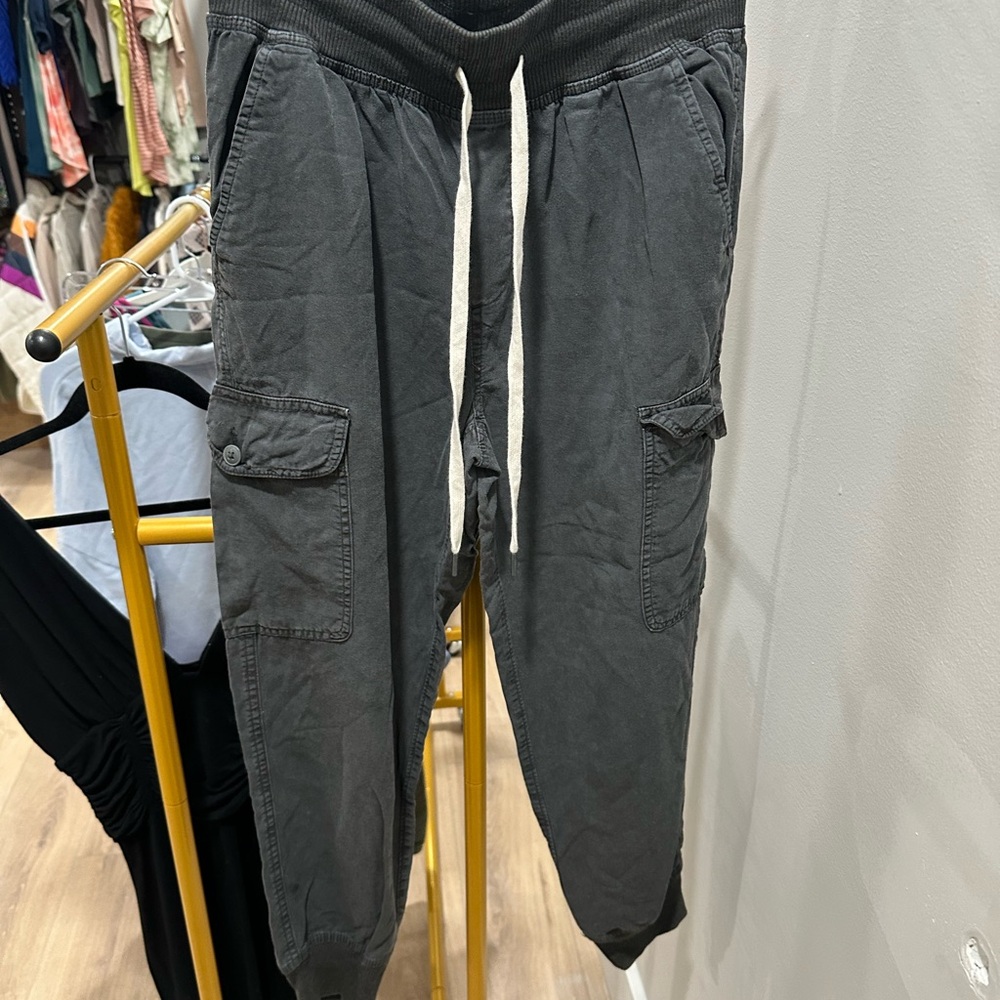 Aerie Dark Grey Cargo Jogger